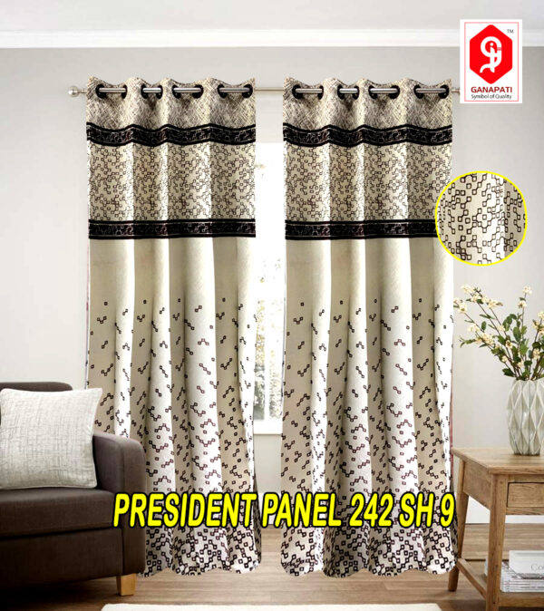 PRESIDENT PANEL CURTAINS SH 9 DN 242
