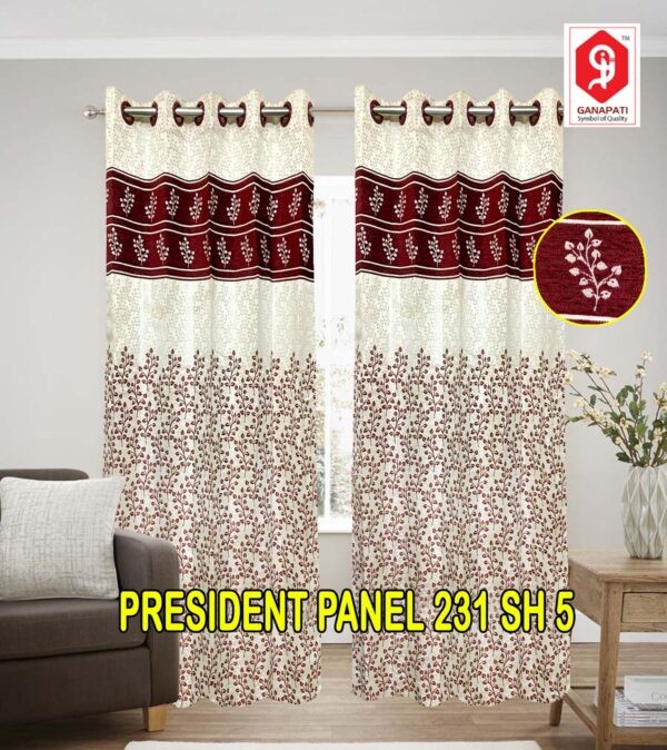 PRESIDENT PANEL CURTAINS SH 5 DN 231