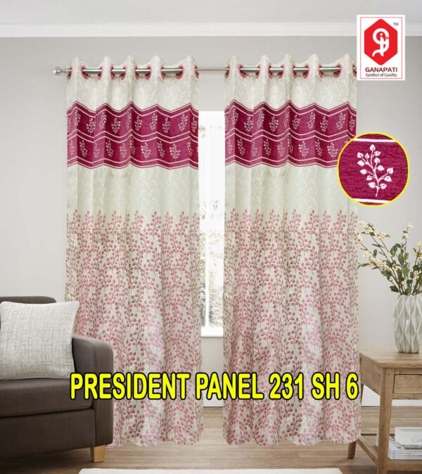 PRESIDENT PANEL CURTAINS SH 6 DN 231