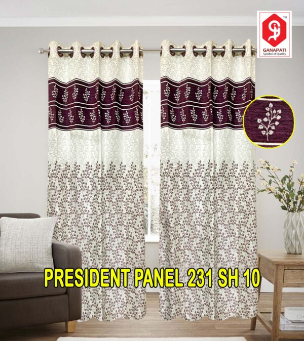 PRESIDENT PANEL CURTAINS SH 10 DN 231