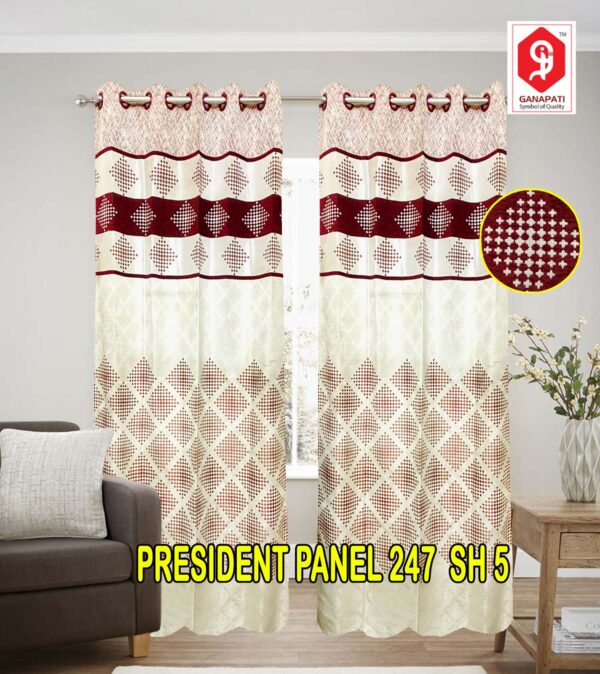 PRESIDENT PANEL CURTAINS SH 5 DN 247